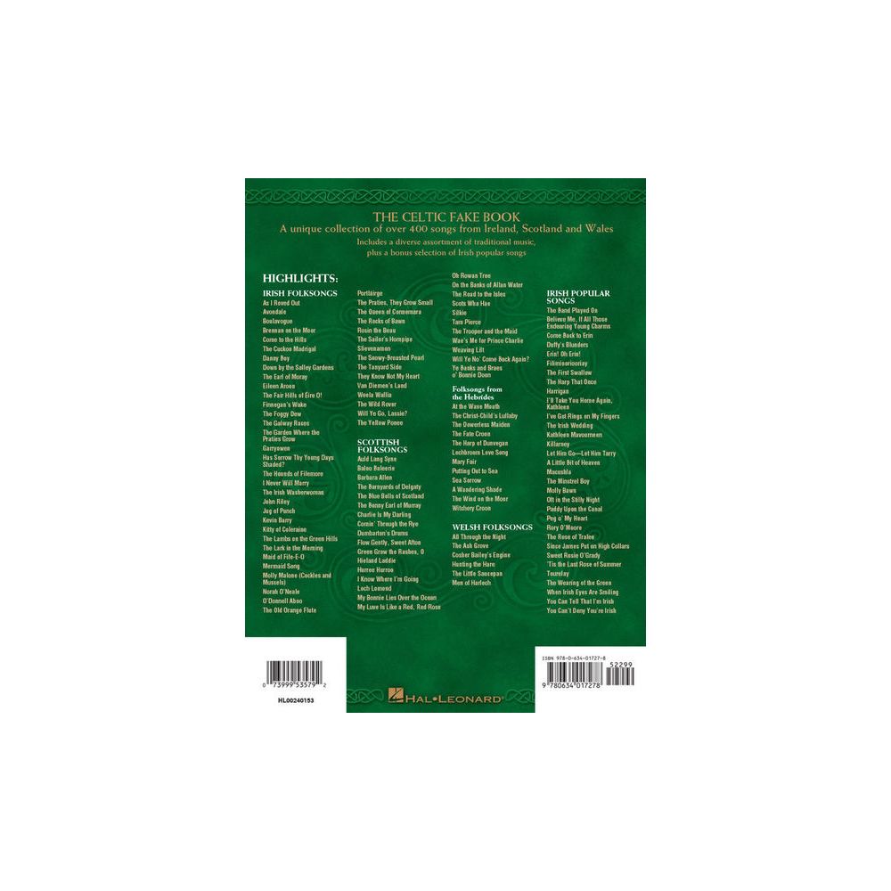 Hal Leonard Celtic Fake Book – Thomann Ireland