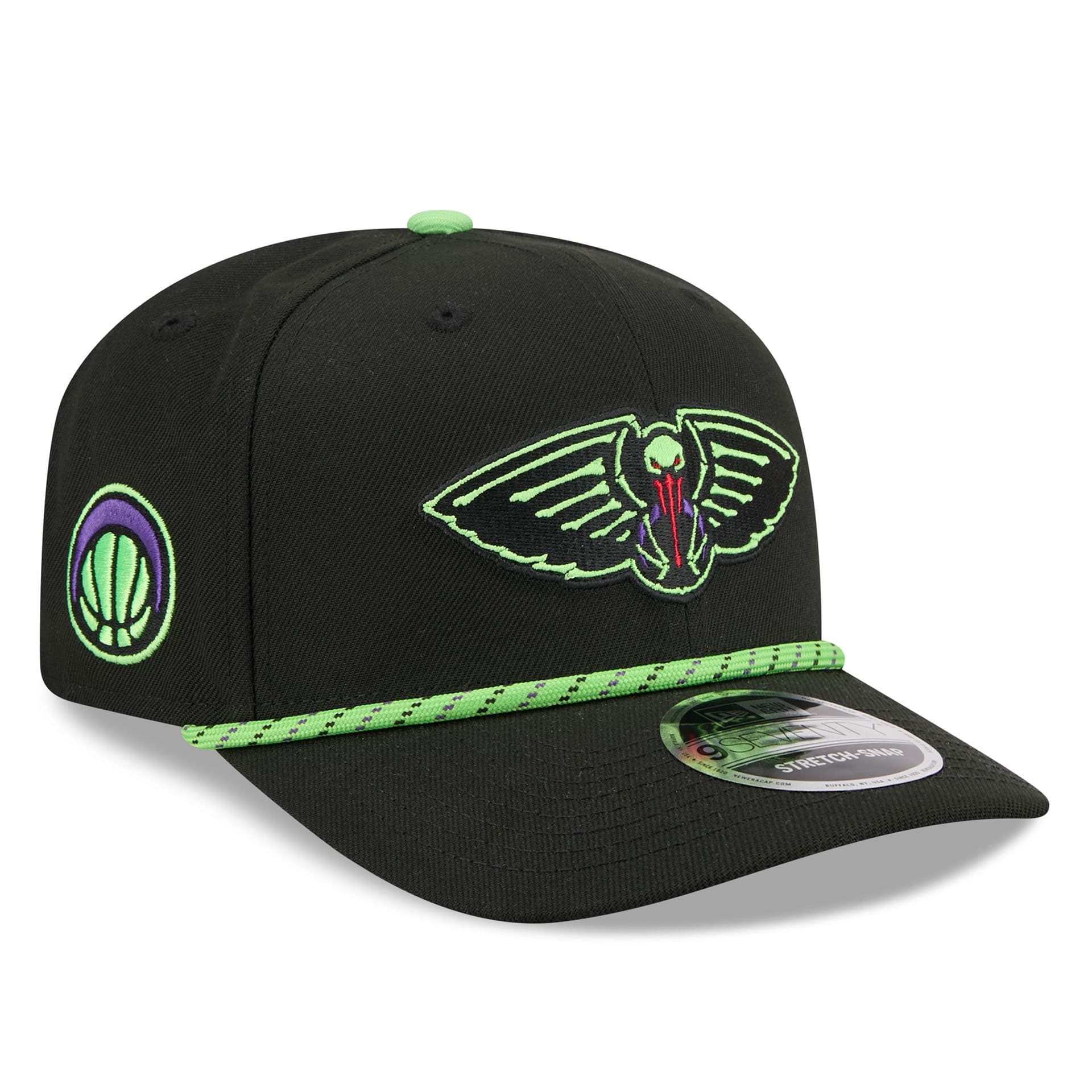 New Orleans Pelicans 2025-26 NBA City Edition 9SEVENTY Stretch-Snap Cap