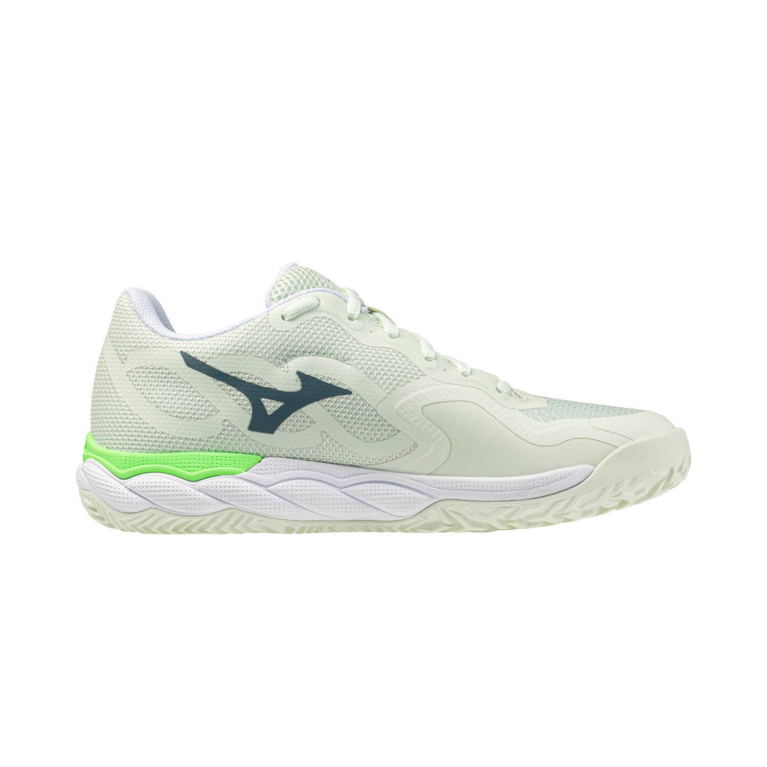 MIZUNO WAVE ENFORCE COURT PADEL GREEN WOMAN 61GB2438