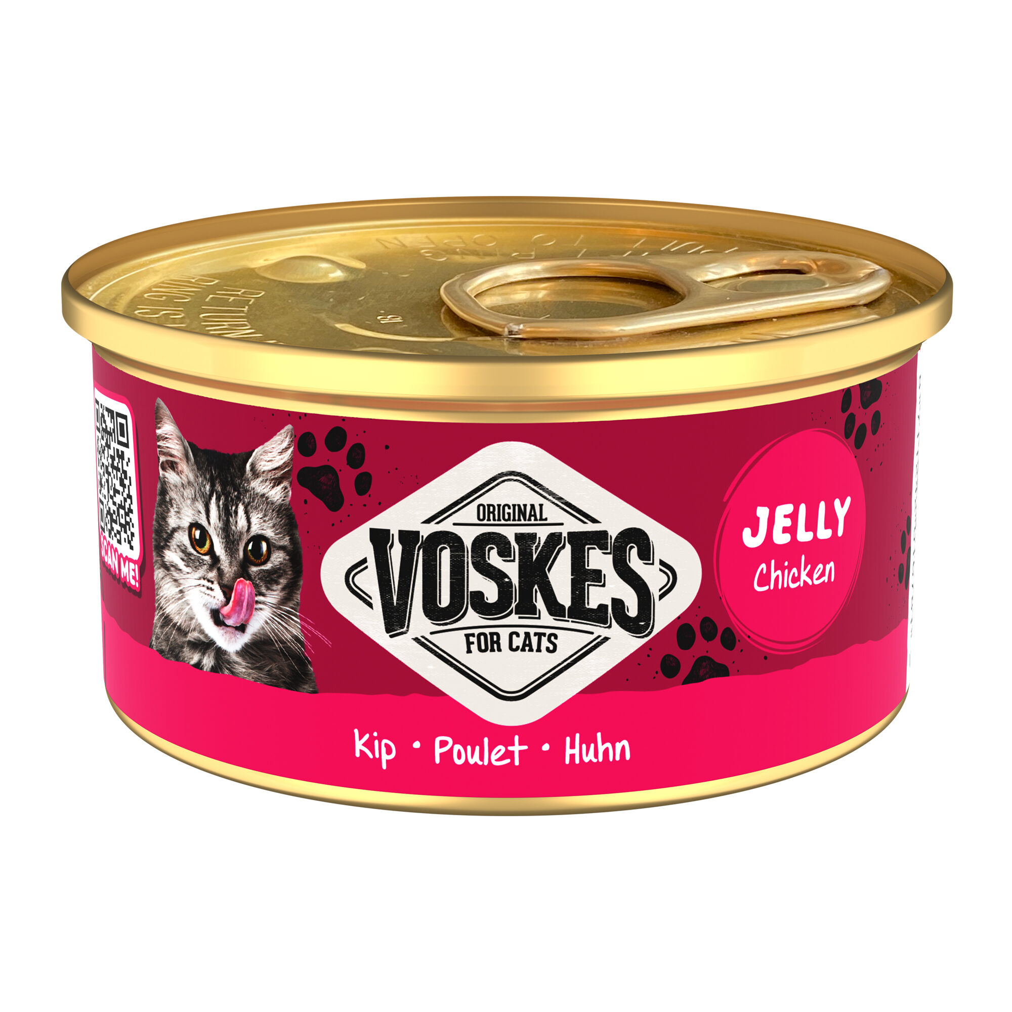 Voskes Jelly Cat Food -  Tuna and Salmon - 24 x 85 g