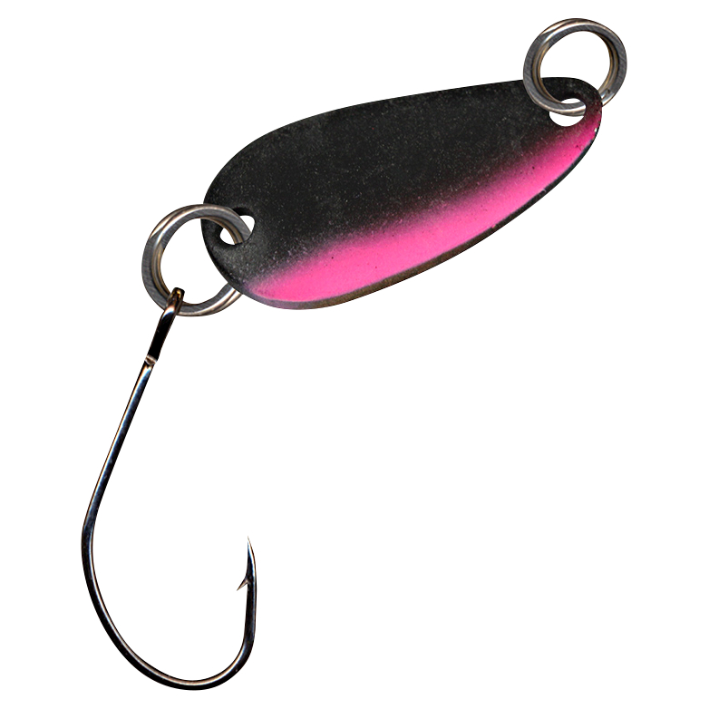 FTM Trout Spoon Bee (Black\/Pink, Black UV)