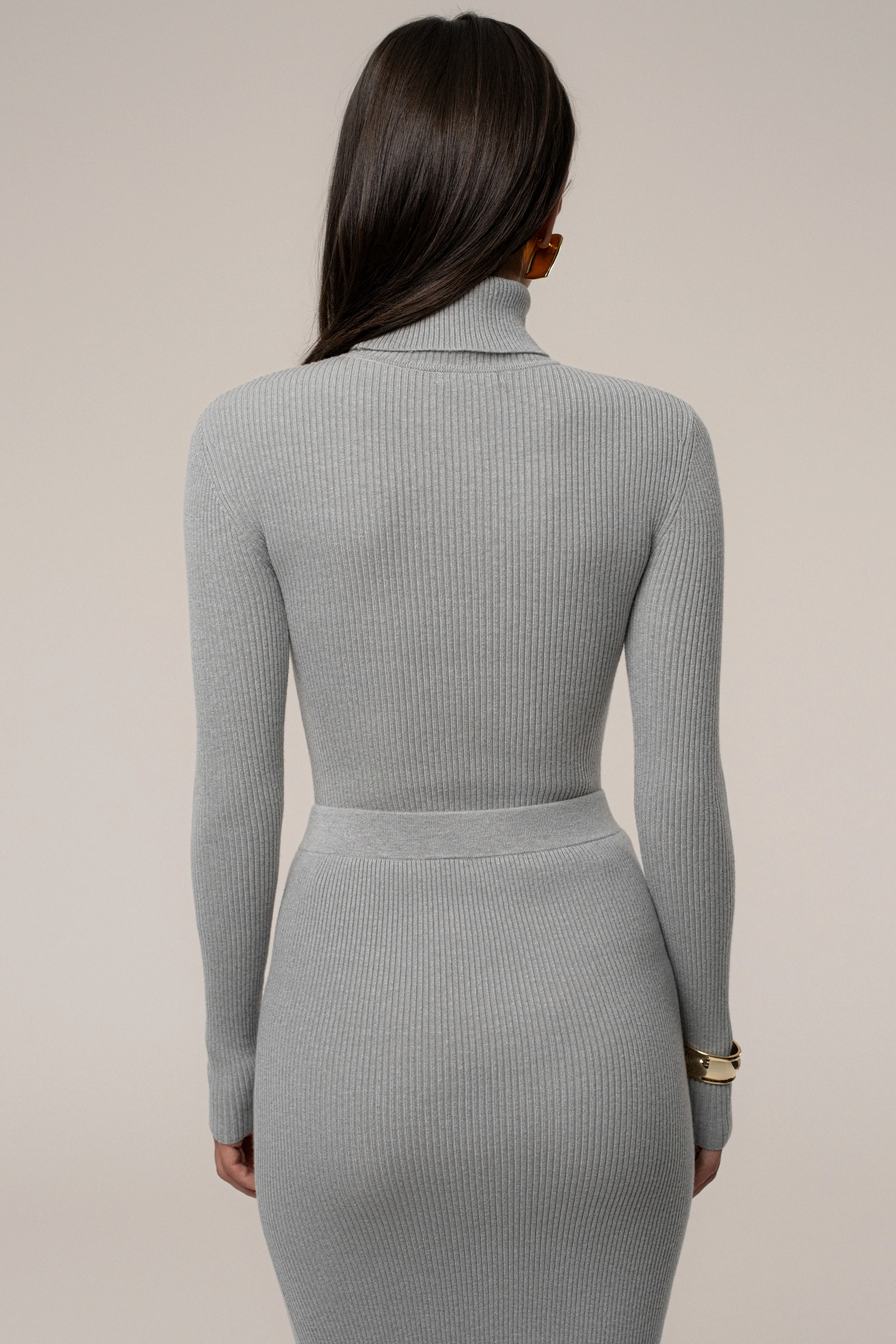 Heather Grey Cardinal Essential Knit Skirt