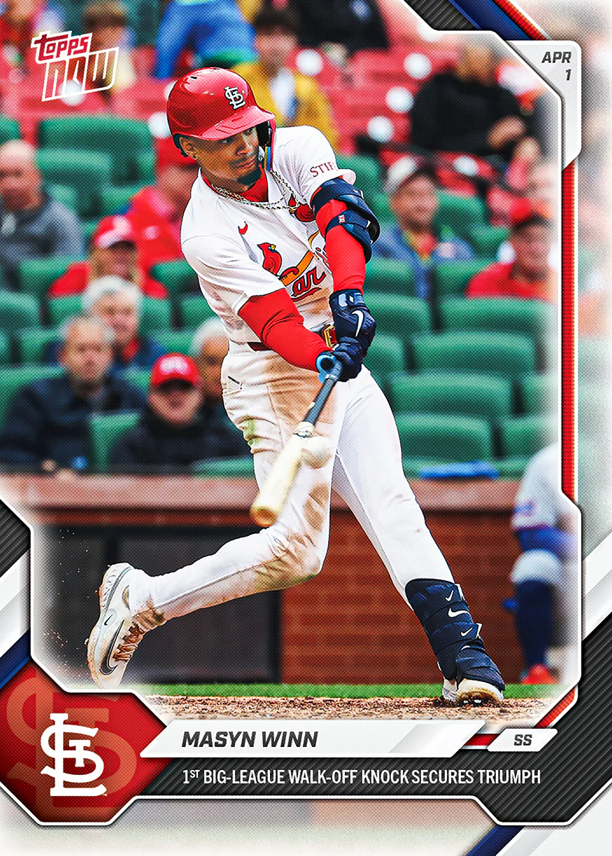 Masyn Winn - 2026 MLB Topps NOW® - Card 40