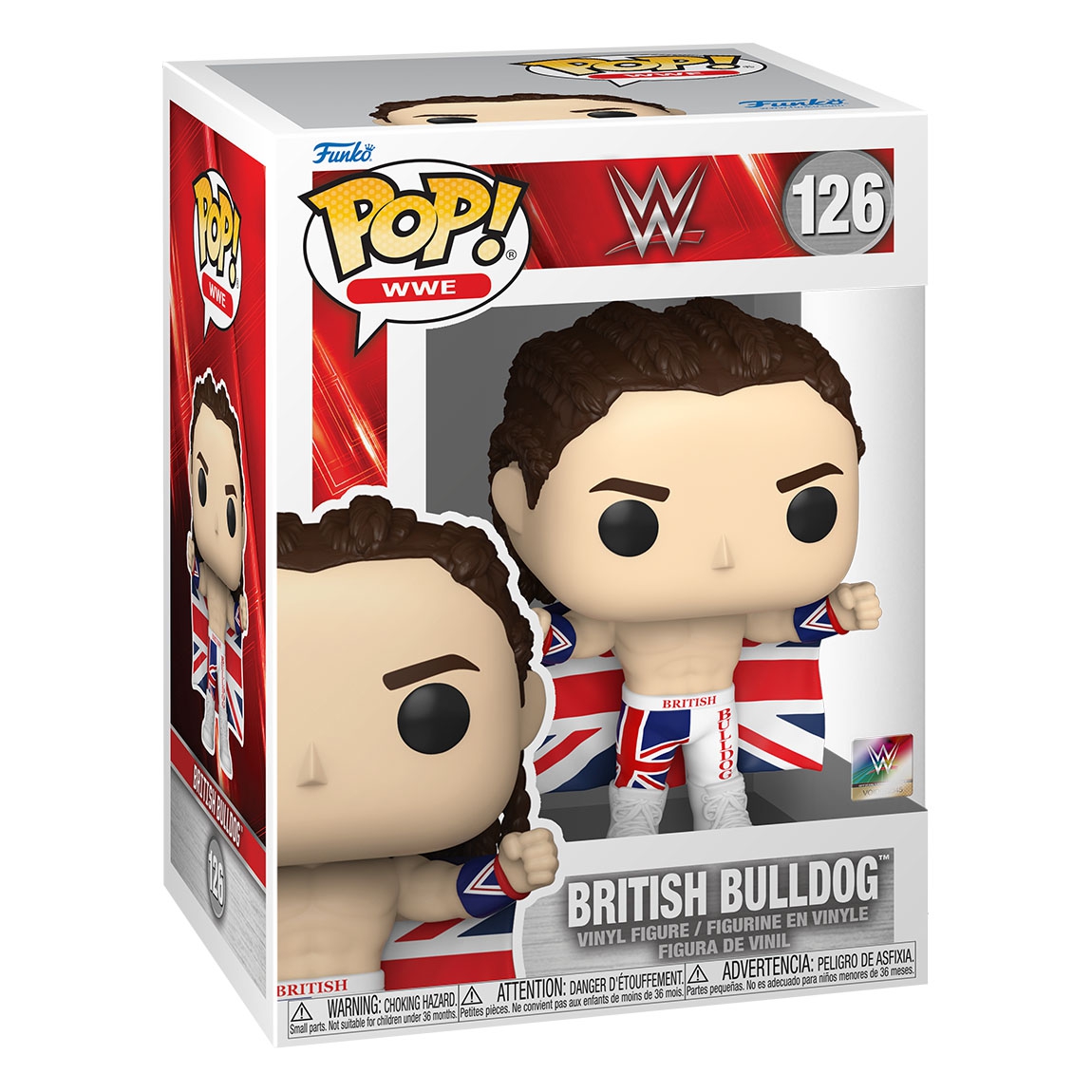 Funko POP! #126 British Bulldog Vinyl WWE Legends Figure
