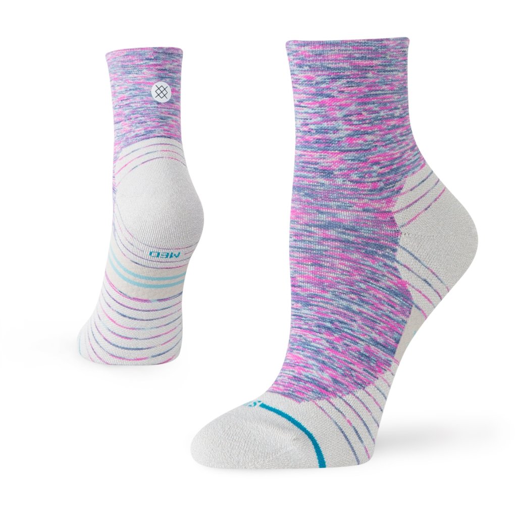Stance Marshy Light Quarter Socks Women - fuschia