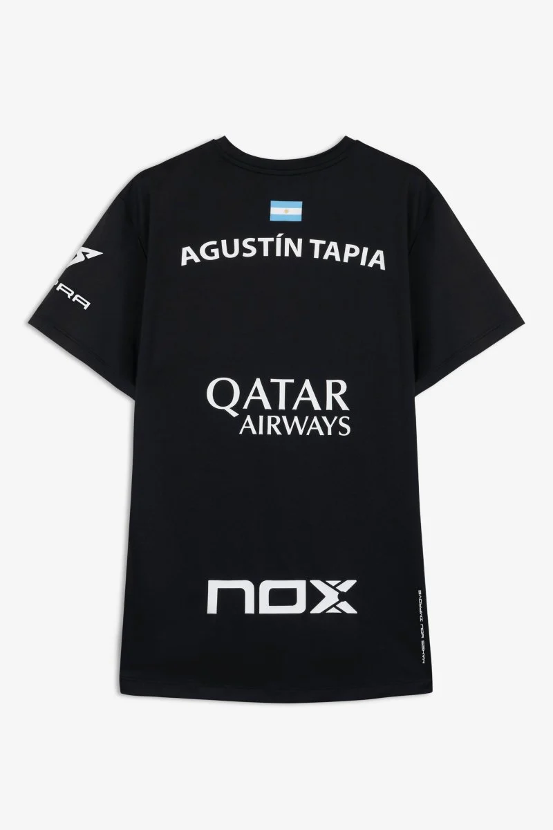 Agustin Tapia Sponsors AT10 Black T-shirt