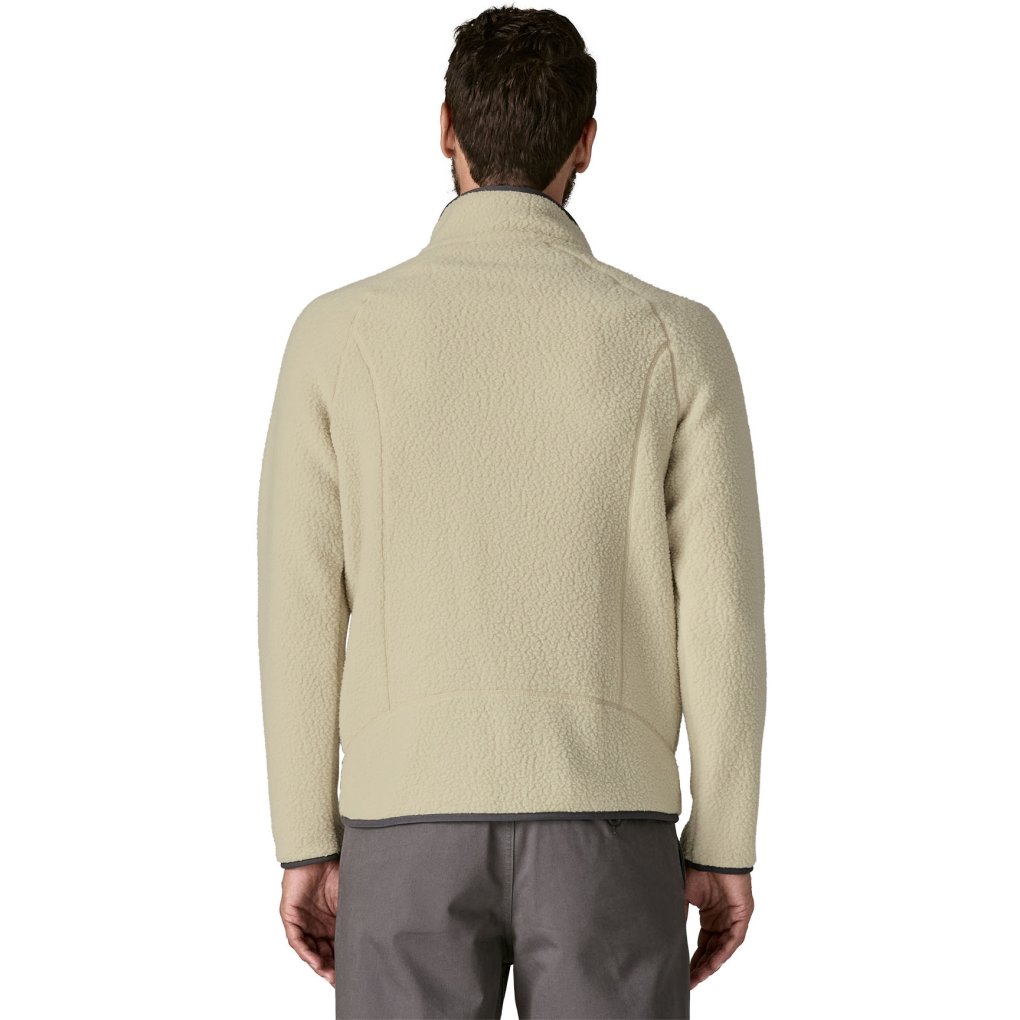 Patagonia Retro Pile Jacket Men - Pelican w/Smolder Blue