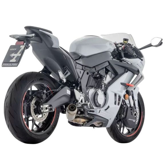 Arrow Pro Race Complete Line - Steel Collector - GrayCF MOTO 675 675SR-R - 2025Ref: Aw0826 / 71096Pri