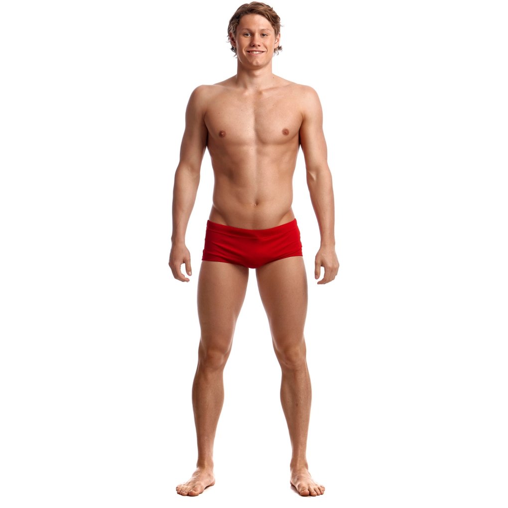Funky Trunks Sidewinder Eco Swim Trunks Men - Still Red