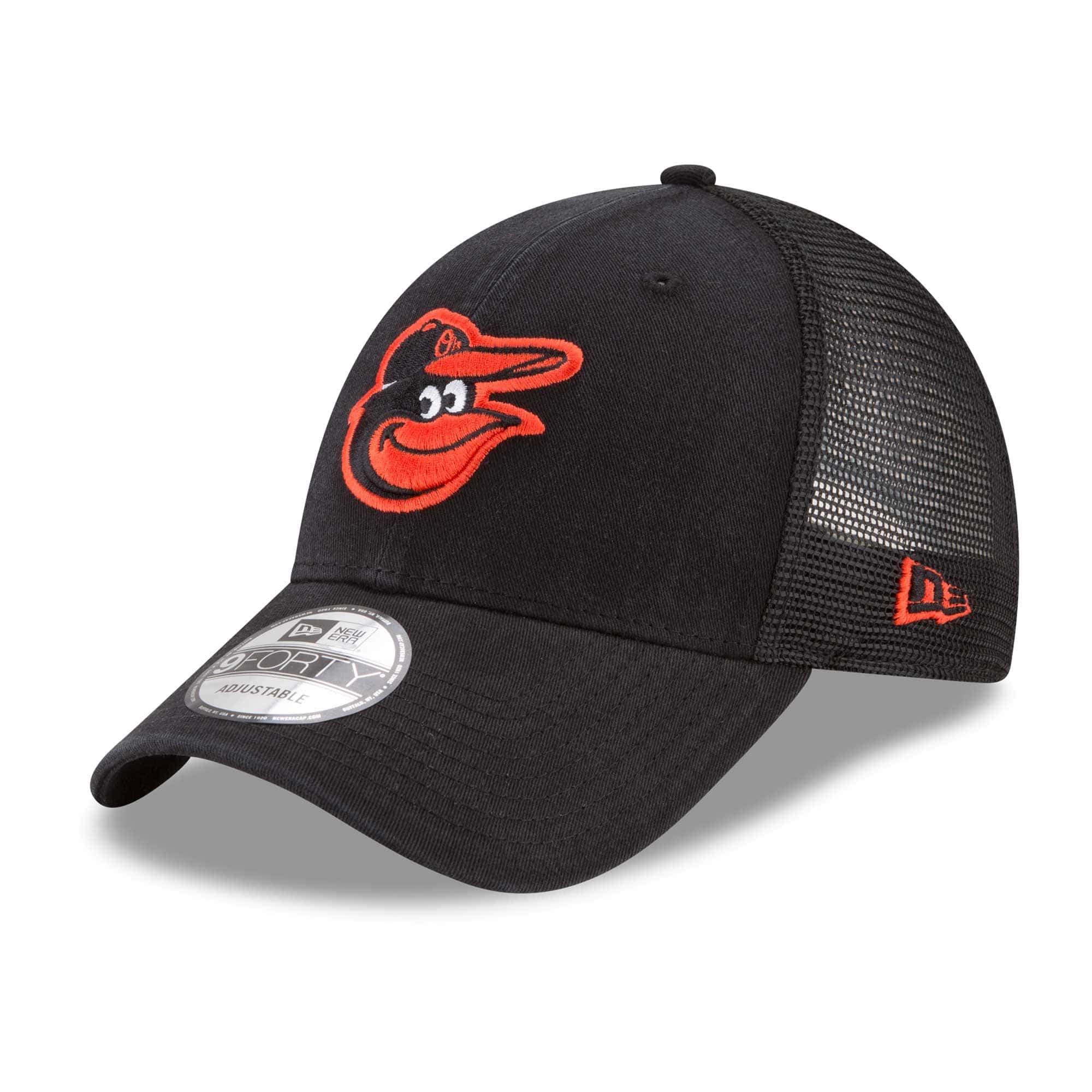 Baltimore Orioles Basic New Era 9FORTY Trucker MLB Cap