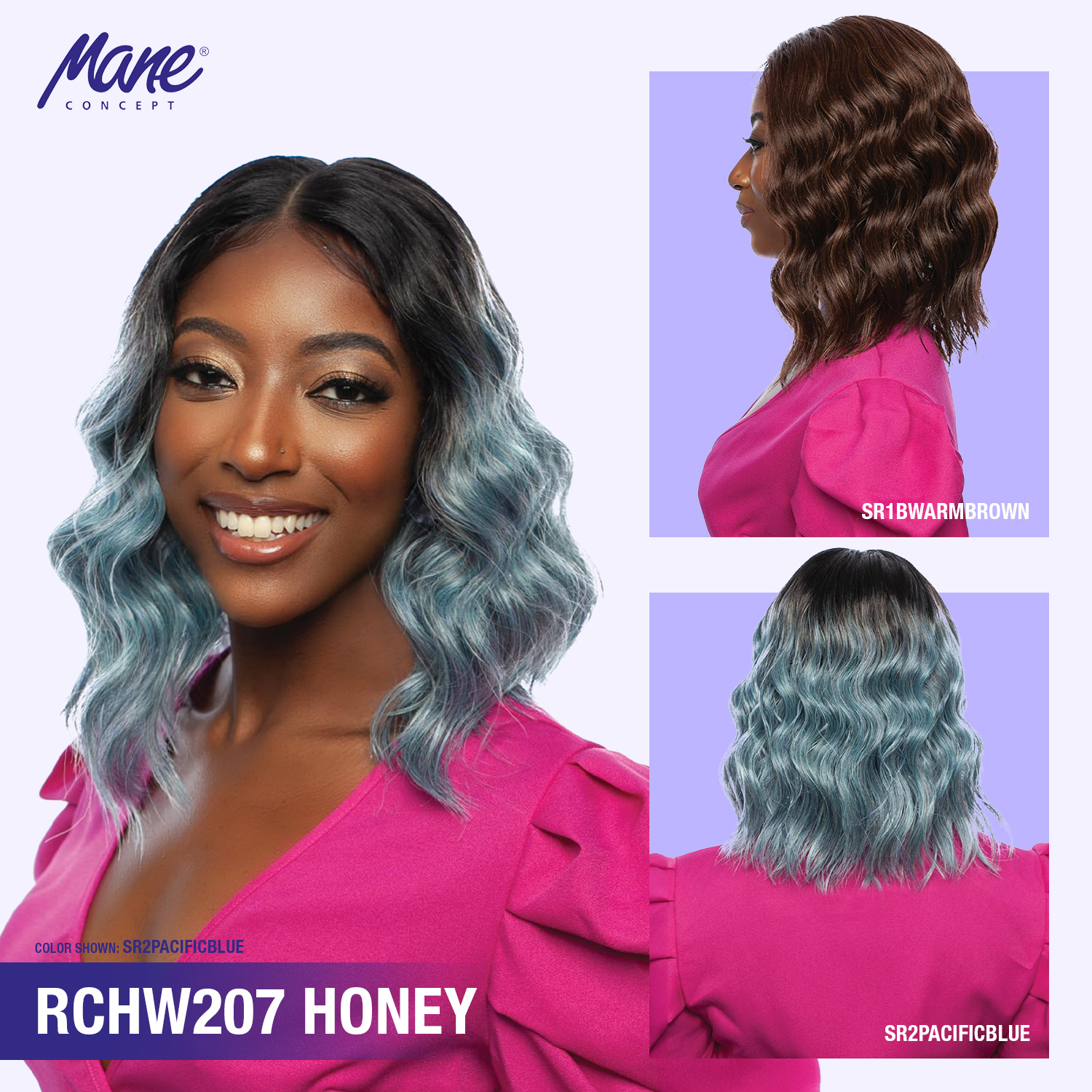 Mane Concept Red Carpet HD Lace Front Wig Wet Wave 5