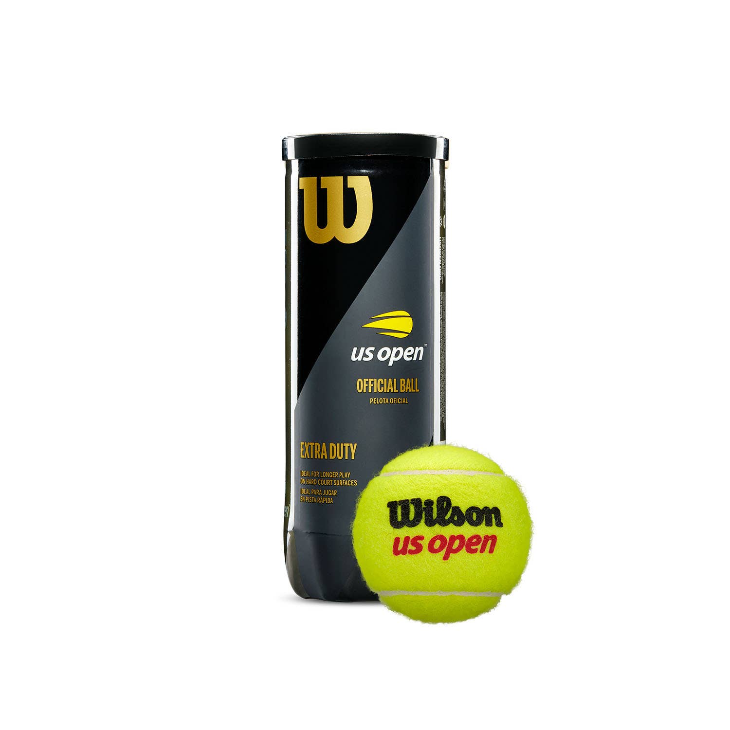 3-BALL CAN BALLS WILSON US OPEN 3 BALL WRT106200