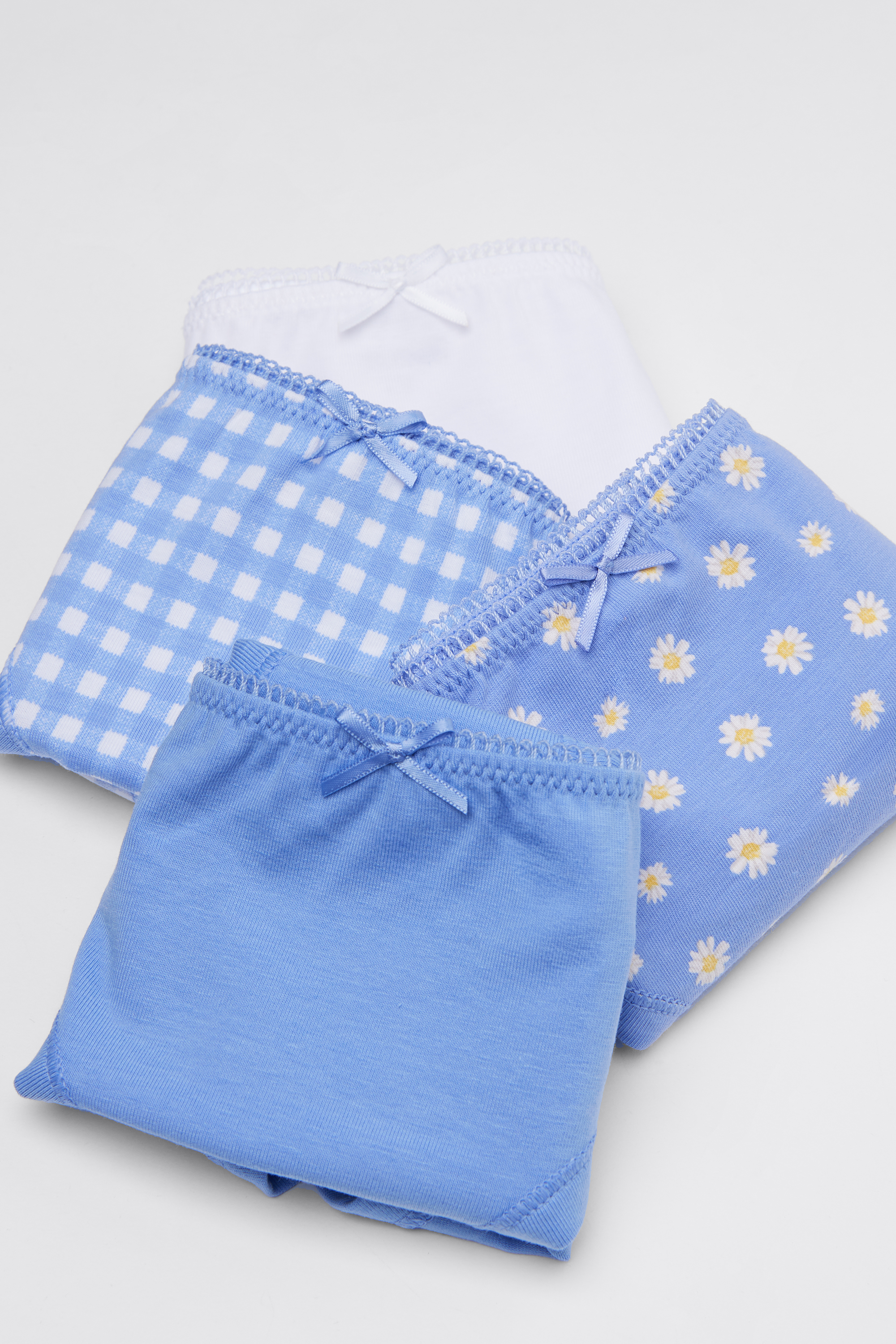 4 Pairs of Girls’ Printed Cotton Knickers