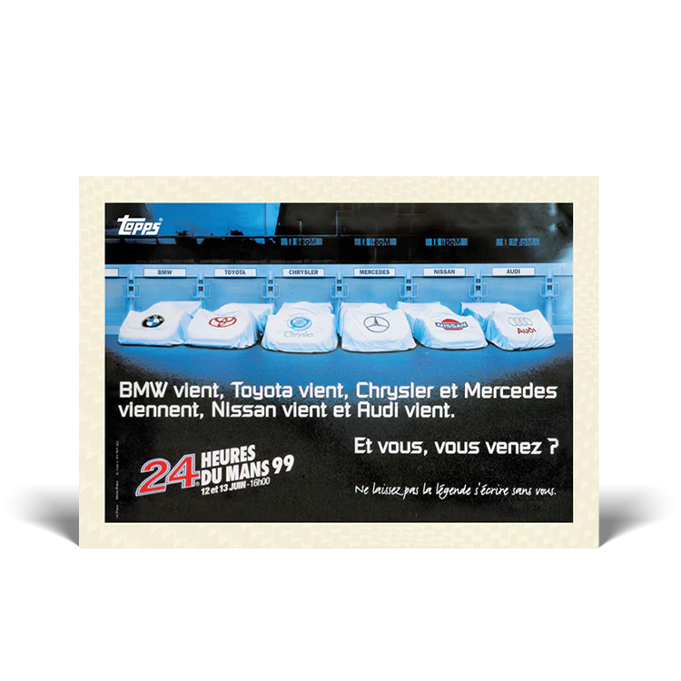 2023 Topps 24H of Le Mans Poster Art #54 - Topps UK