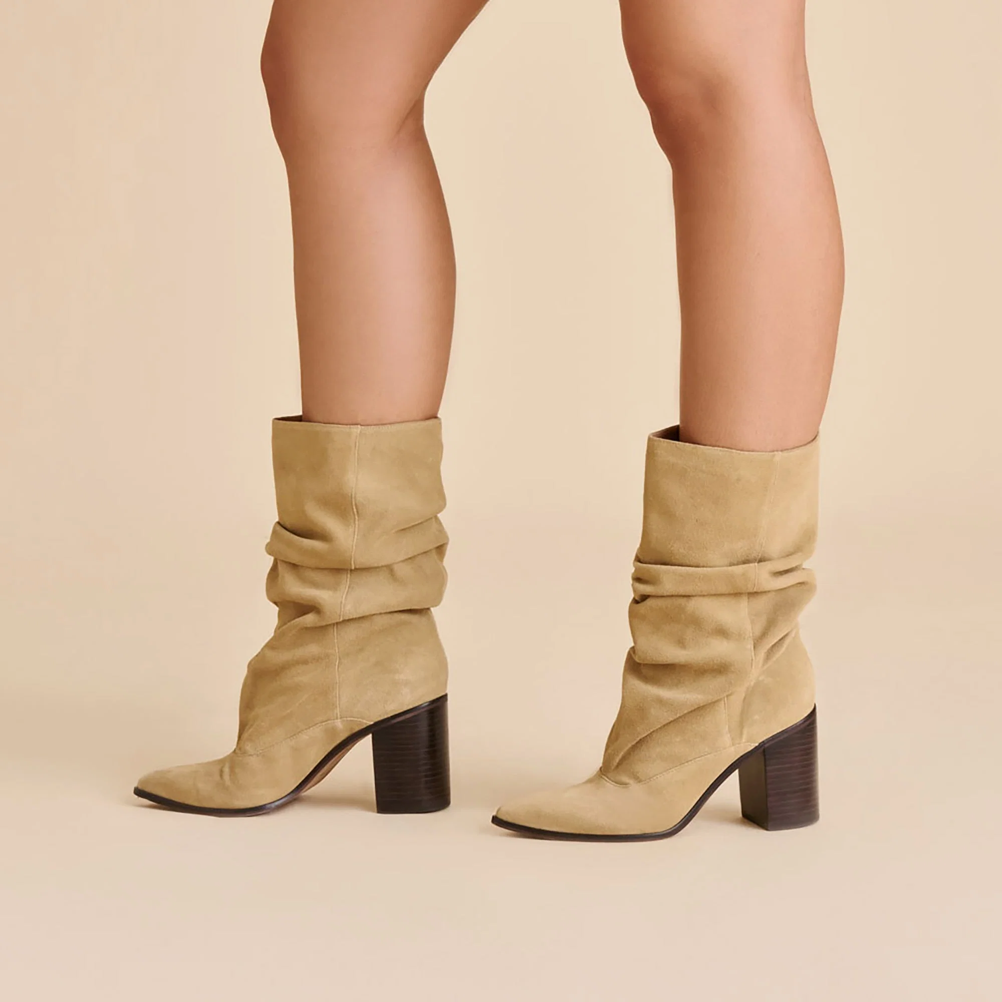 TALINA BOOTS DK TAUPE SUEDE