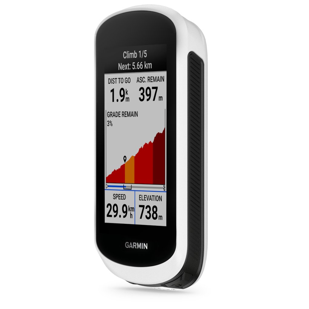Garmin Edge Explore 2 Power Mount Bundle GPS Cycling Computer - white