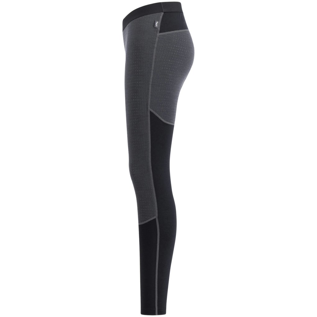 Lundhags Prime Merino Long Johns Women - Charcoal/Black 001