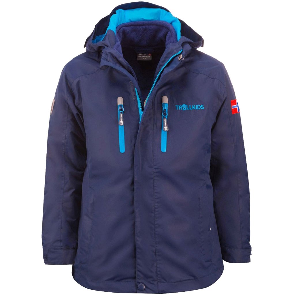 Trollkids Myrdal PRO 3in1 Jacket Kids - Navy/Light Blue