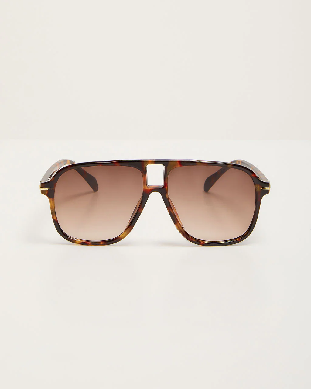 Capriana Large Tortoise Aviator Sunglasses