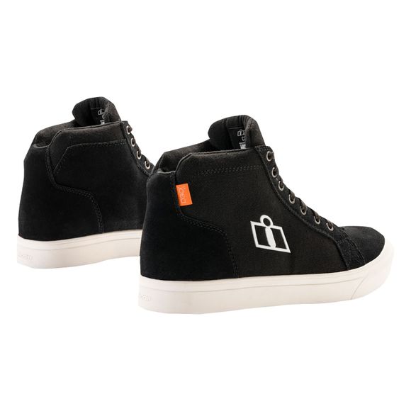 Icon Carga Motorcycle Sneakers - White / BlackRef: IC0824-C207