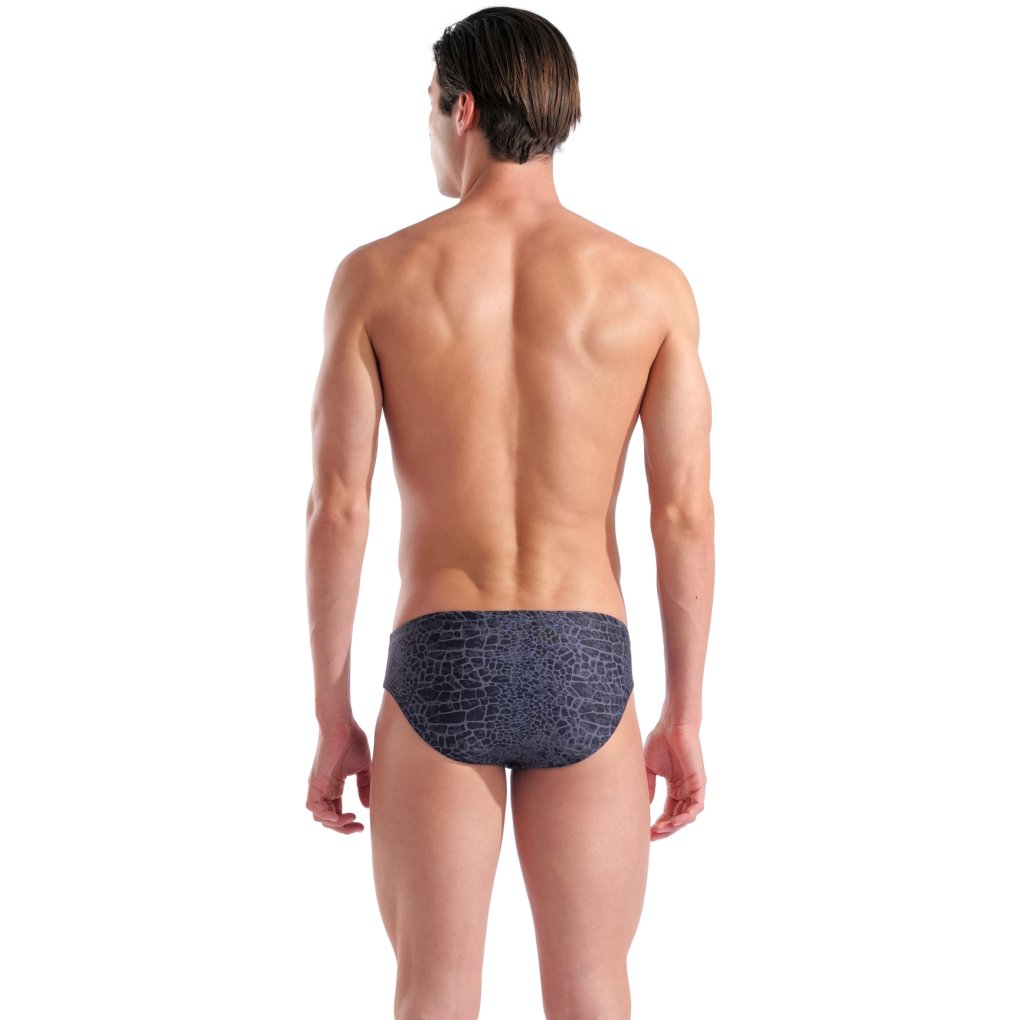 arena Performance Snakeskin Swim Briefs Men - Team Black