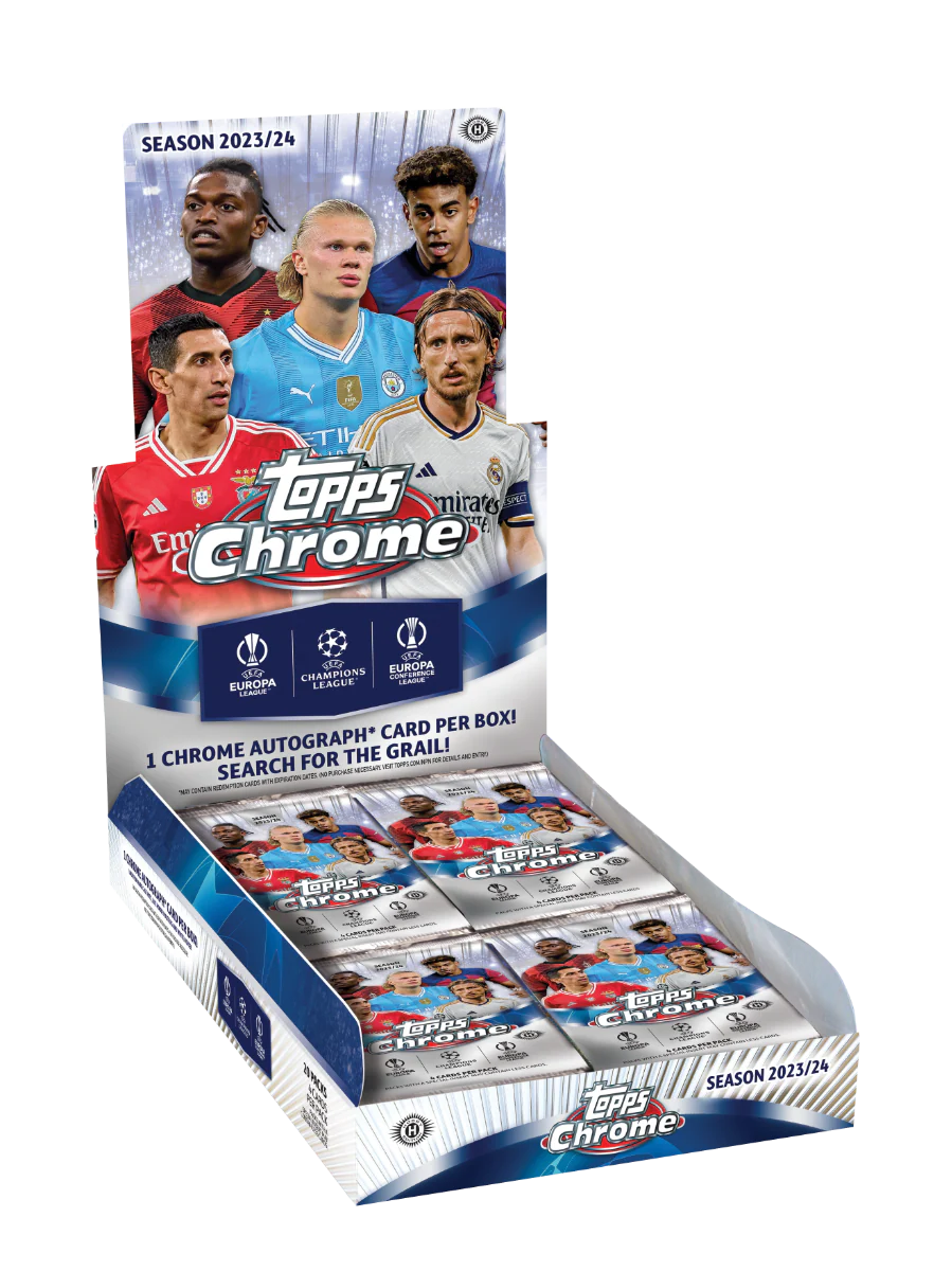 2023-24 Topps® Chrome UEFA Club Competitions - Hobby Box