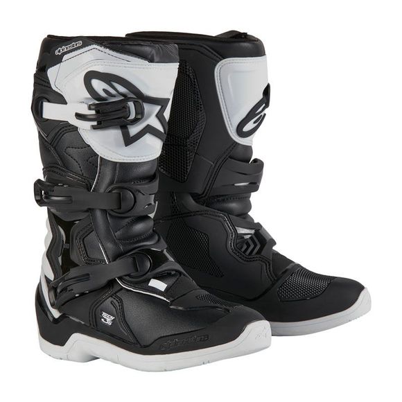 Bottes cross Alpinestars TECH 3S YOUTH - BLACK WHITE - Blanc / NoirRef : AP11044