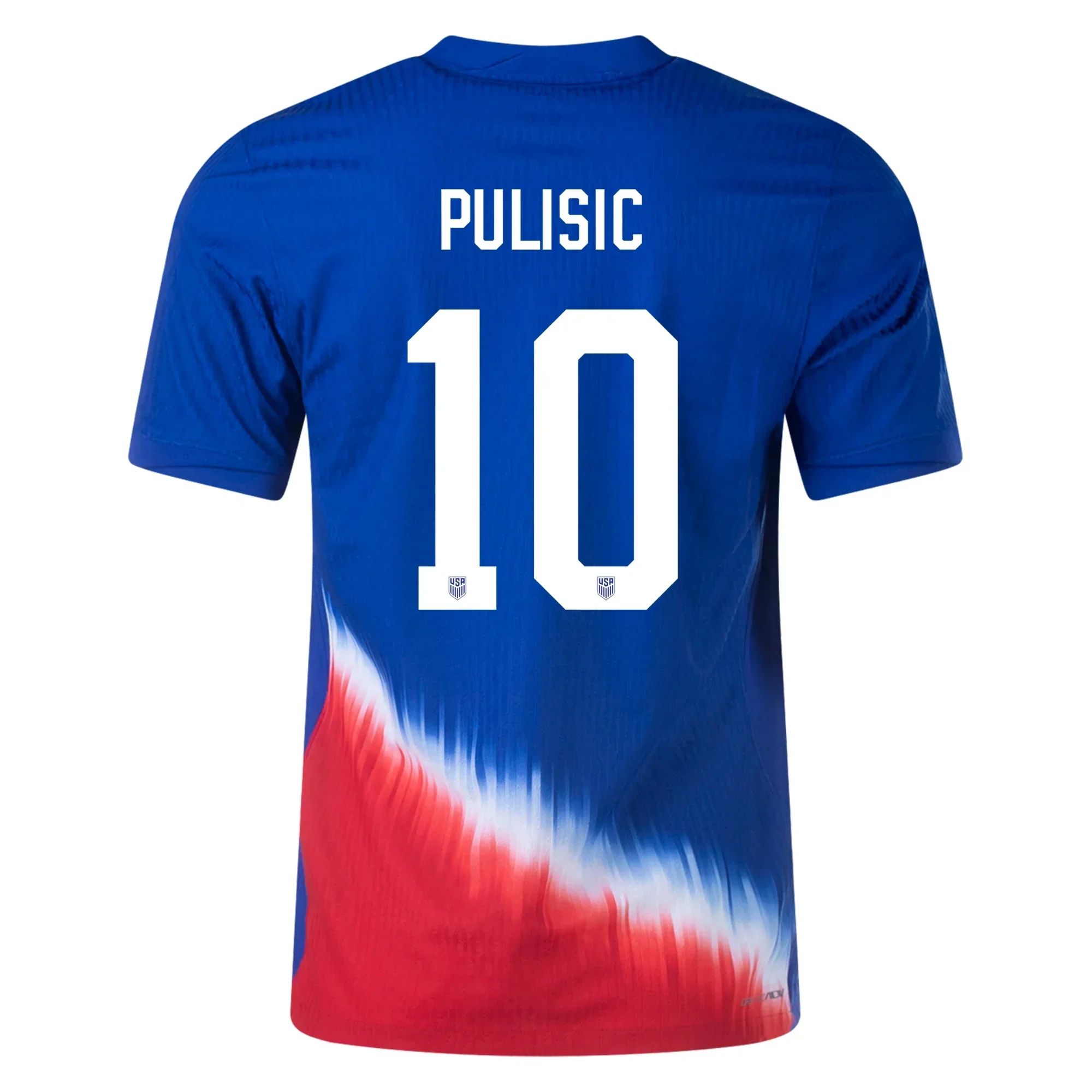 United States Match Authentic Christian Pulisic Away Jersey 24/25 (Old Royal/Sport Red/White)