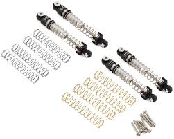Hot Racing Axial SCX24 Aluminum Threaded Long Travel Oil Shocks (4) HRASXTF428LTX