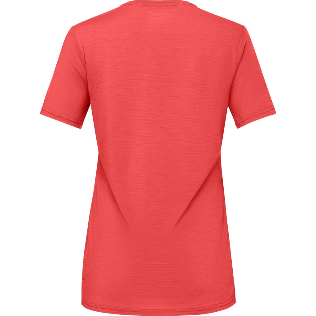 Norrona femund equaliser merino T-Shirt Women - Paprika Red