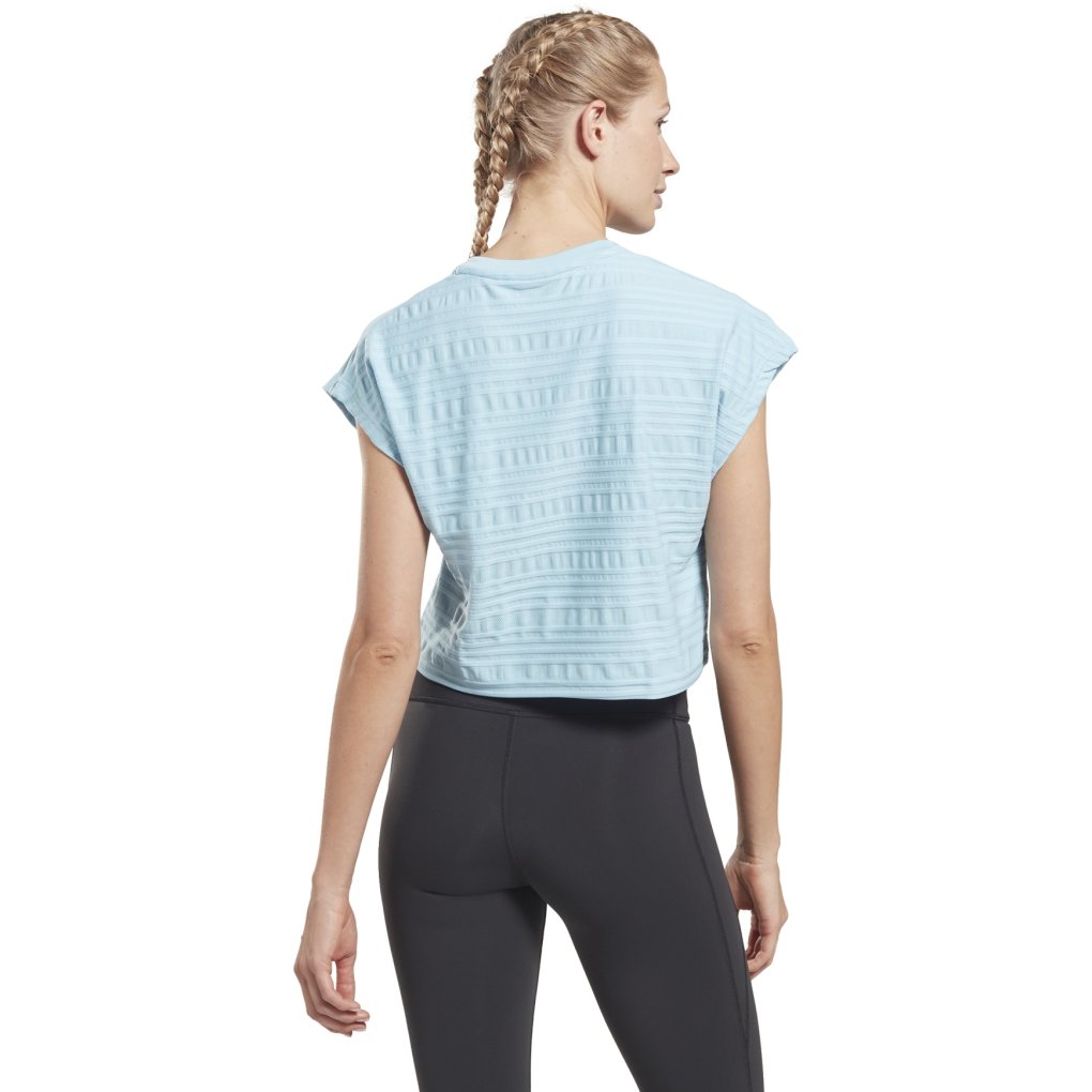 Reebok Perforated Tee Women - blue pearl