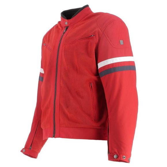 Moto Helstons Monaco Air - Red JacketRef: Hs1064-C124