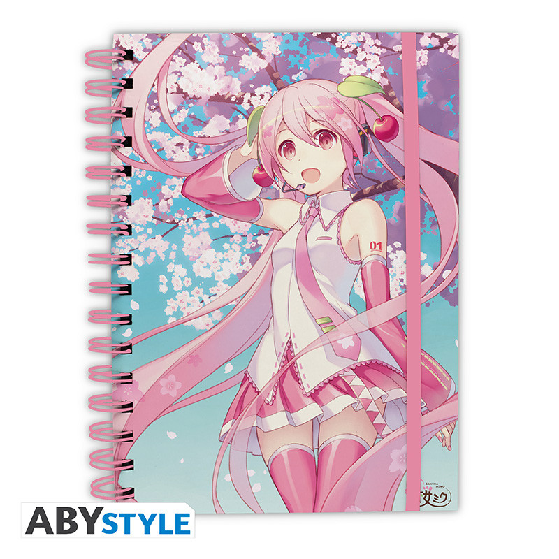 HATSUNE MIKU Notebook A5 Cherry Blossom