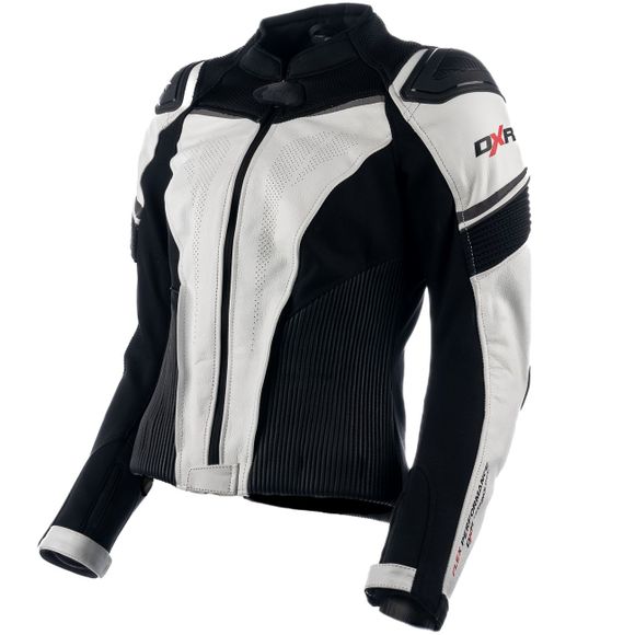 DXR GEODE FLEX Motorcycle Jacket - Black / WhiteRef: DXR0987