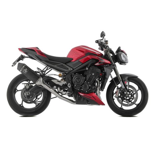 Arrow Veloce full line carbon end cap - blackTRIUMPH 800 STREET TRIPLE 765 RS ABS - 2023 - 2024Ref: AW0073 / 71505VAN