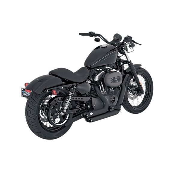 Vance & Hines Shortshots Staggered Complete Exhaust System Matte BlackRef: VHS0029 / 18000752
