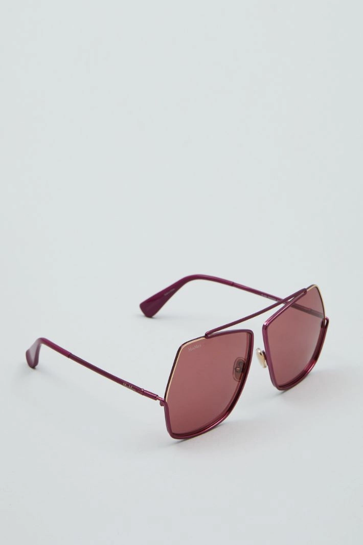 Oversized sunglasses - BORDEAUX