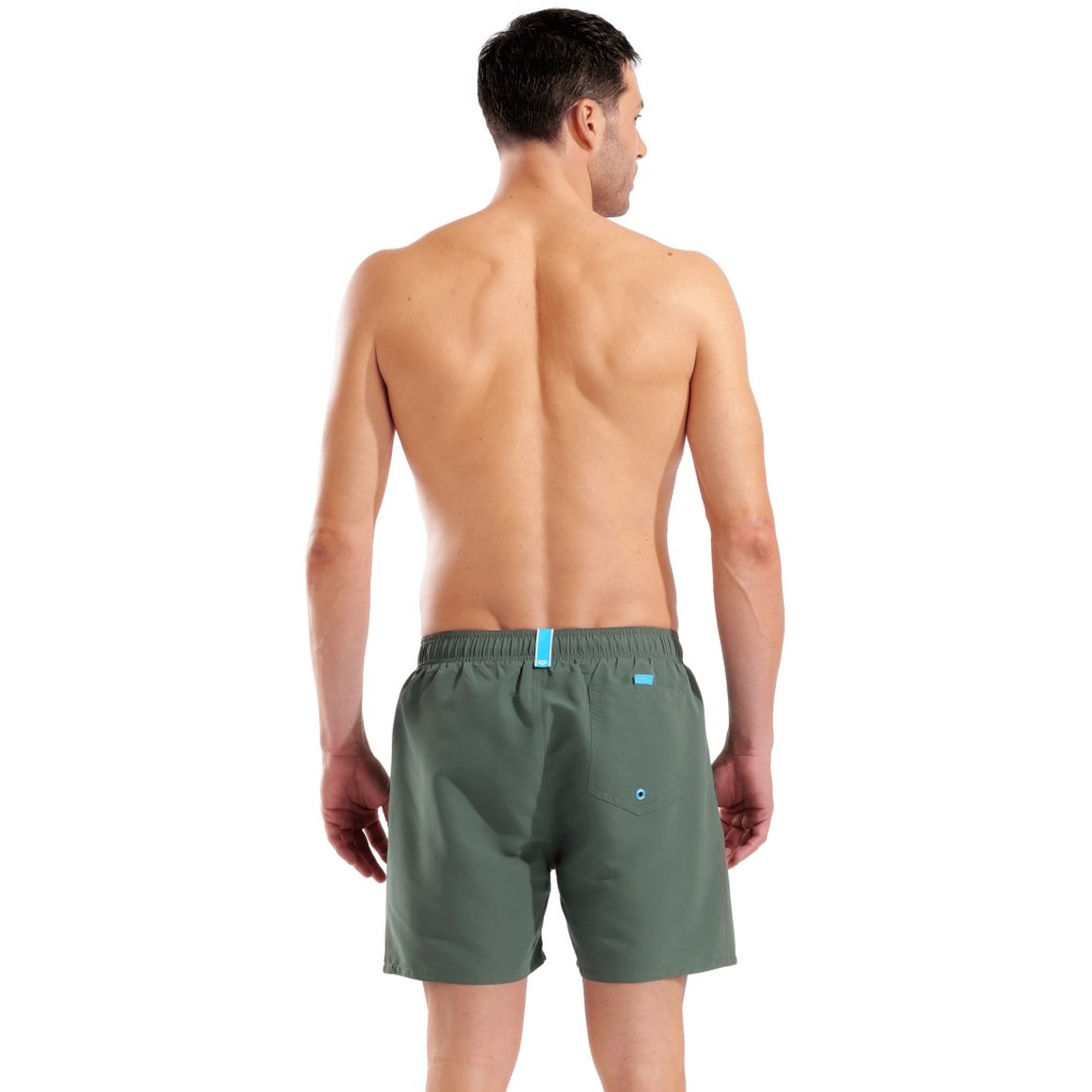 arena Fundamentals R Boxer Beach Shorts Men - Sage/Red
