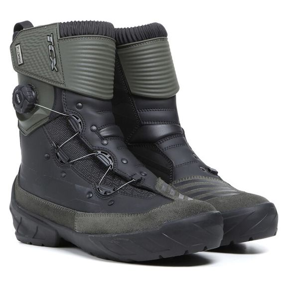 Demi-bottes TCX Boots INFINITY 3 MID WATERPROOF - Noir / VertRef : OX0331