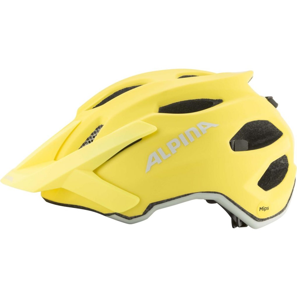 Alpina Apax JR MIPS Kids Helmet - lemon-yellow matt