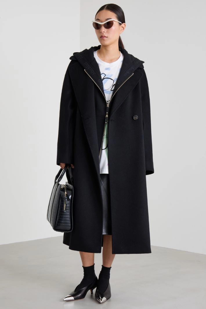 Cashmere coat - BLACK