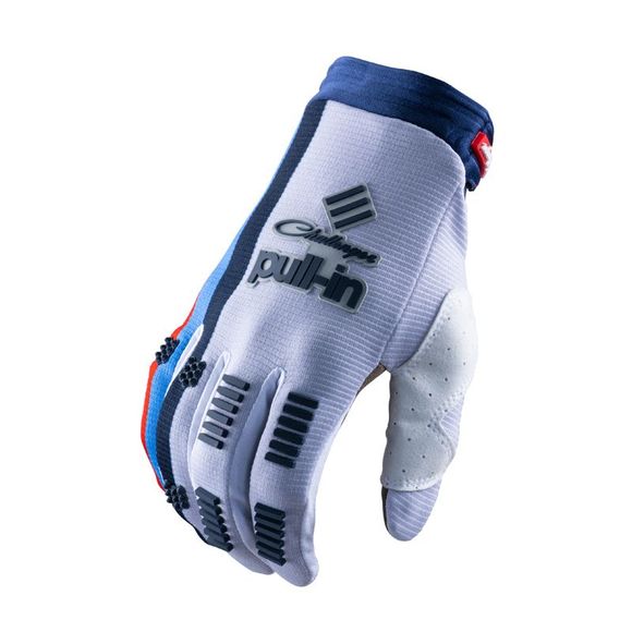 Gants cross Pull-in RACE ENFANT - Bleu / BlancRef : PUL0521