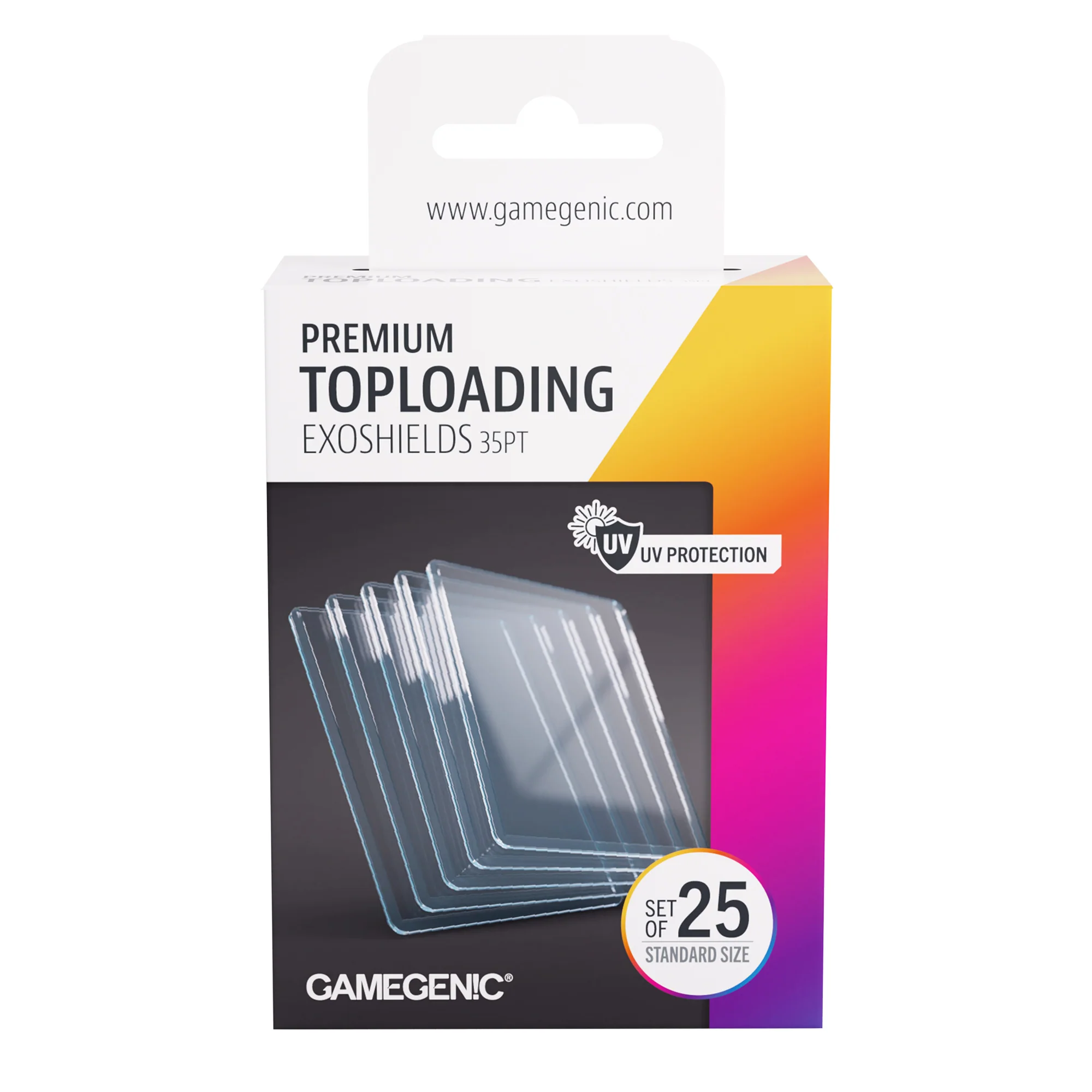 Premium Toploading Exoshields 35pt - Clear