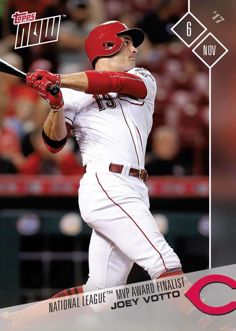 Joey Votto - 11/15/2017 TOPPS NOW® Card - Print Run: 269