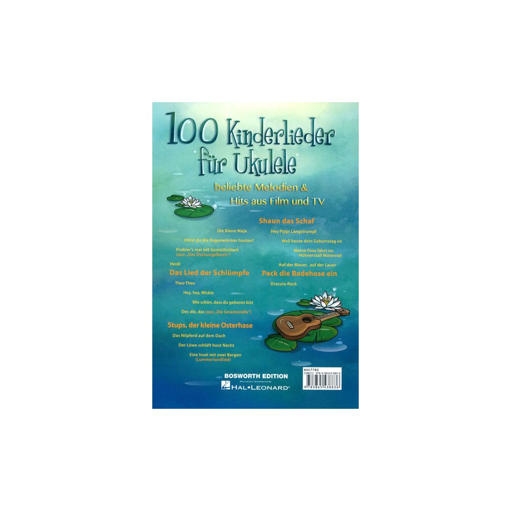 Bosworth 100 Kinderlieder für Ukulele – Thomann Ireland
