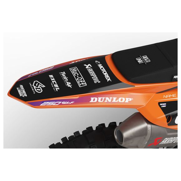 RiderUnik TALK Graphic Kit - OrangeKTM 250 250 SX-F - 2015Ref: Ru1890 / Kt-Talk-45