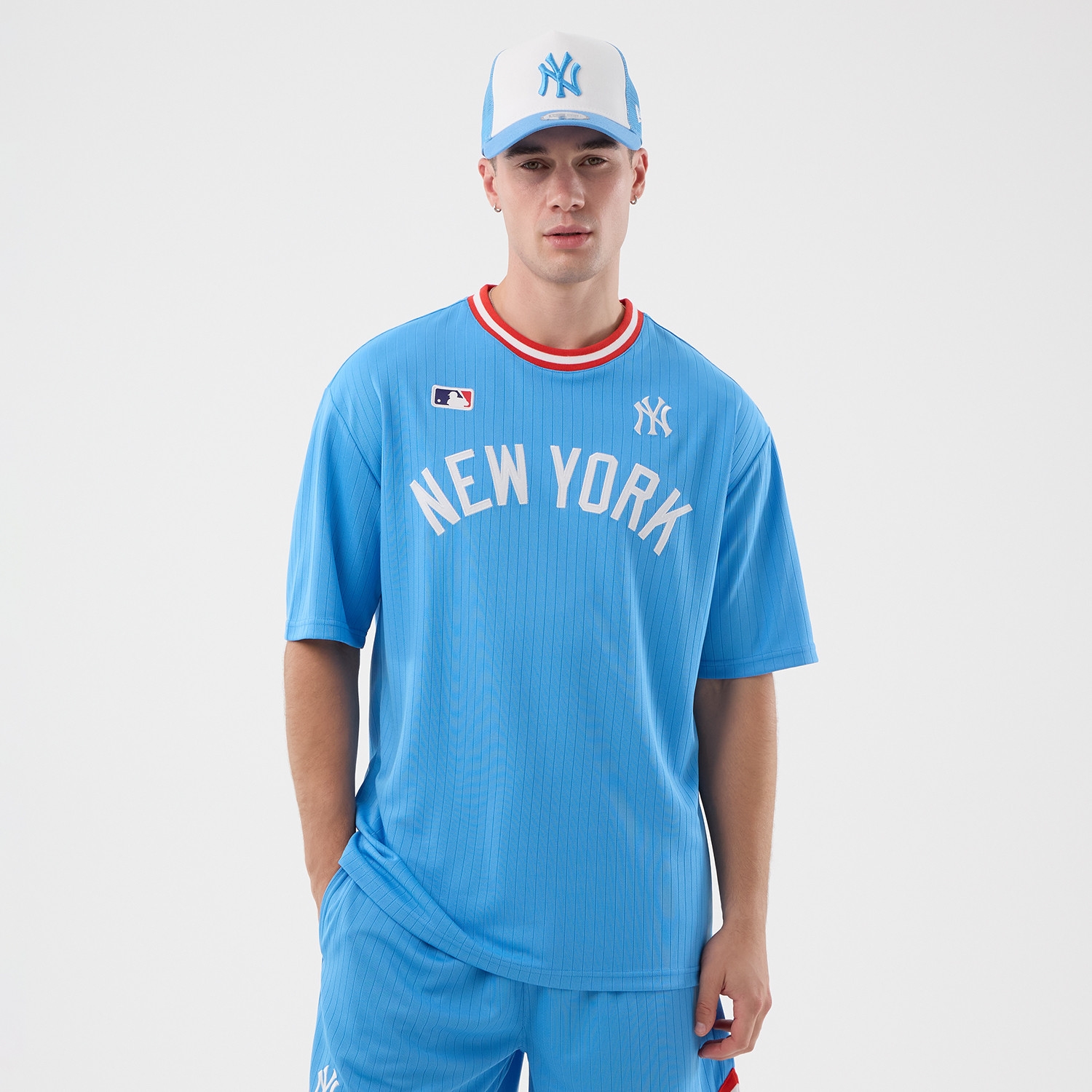 New York Yankees Team Arch MLB T-Shirt Blue