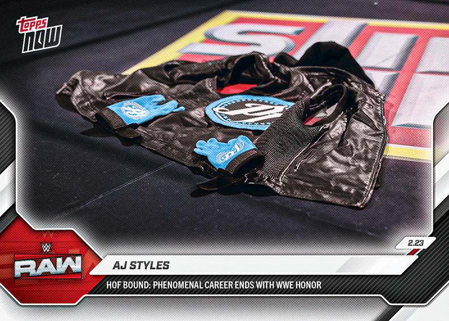 AJ Styles - 2026 WWE Topps NOW® - Card 18 - PR: 2245