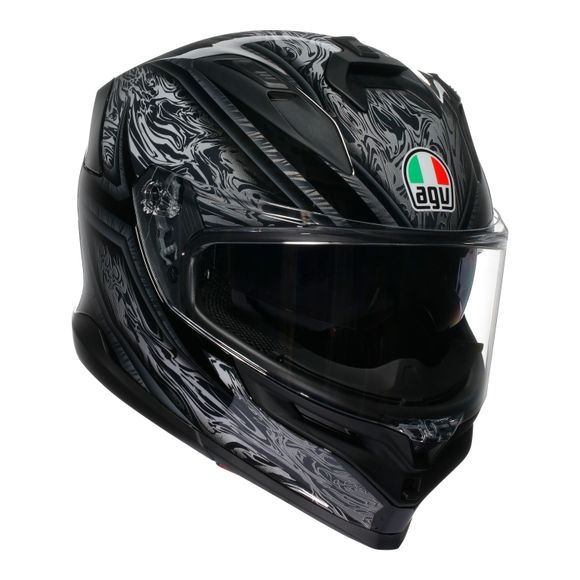 Casque intégral AGV K7 - DAMASCUS - Noir / GrisRef : AG1092