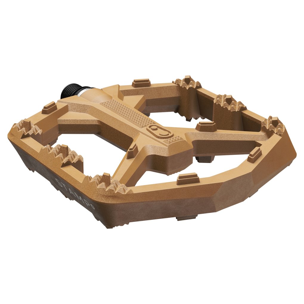 Crankbrothers STAMP 0 Large - Flat Pedal - brown
